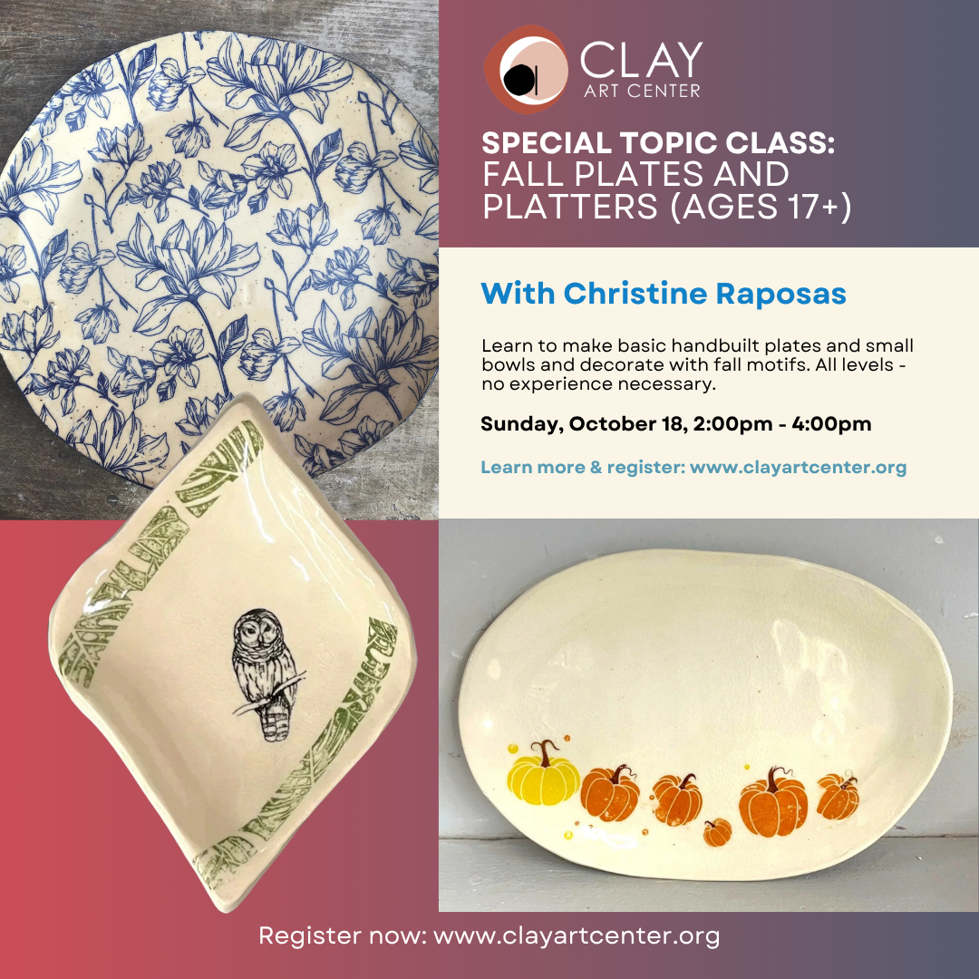 Fall Plates and Platters (Ages 17+)