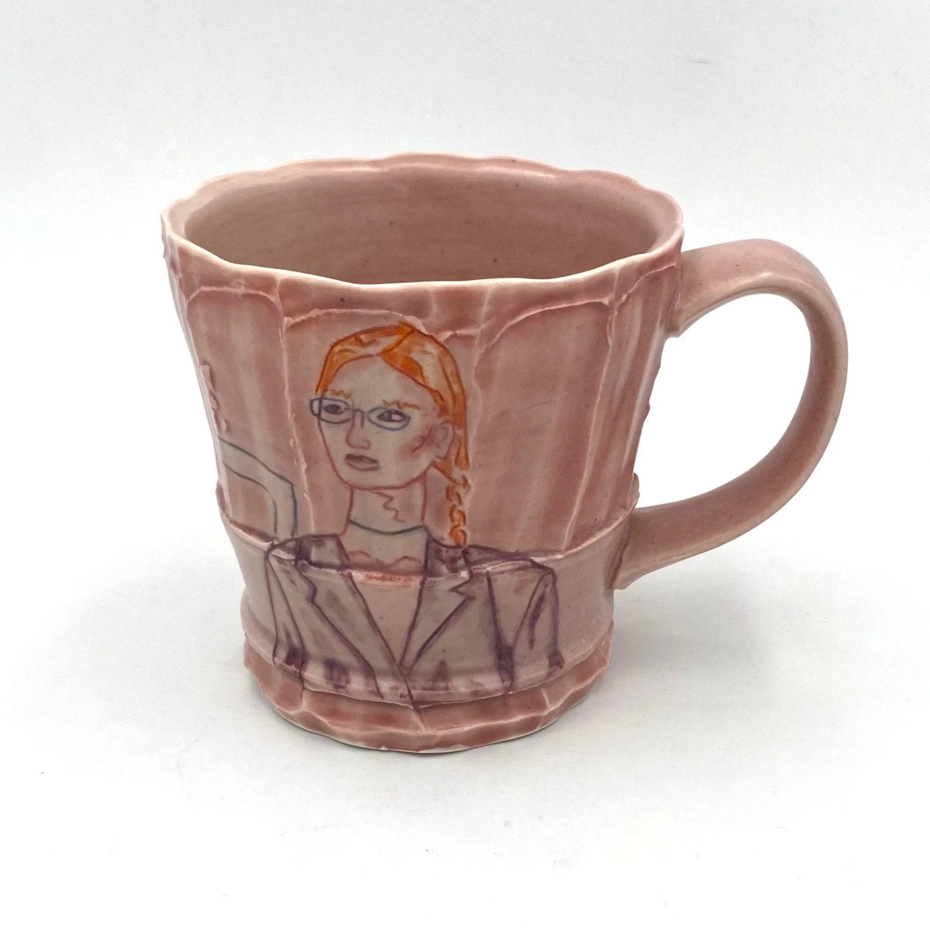 Carley Holzem Woman With Tote Mugs