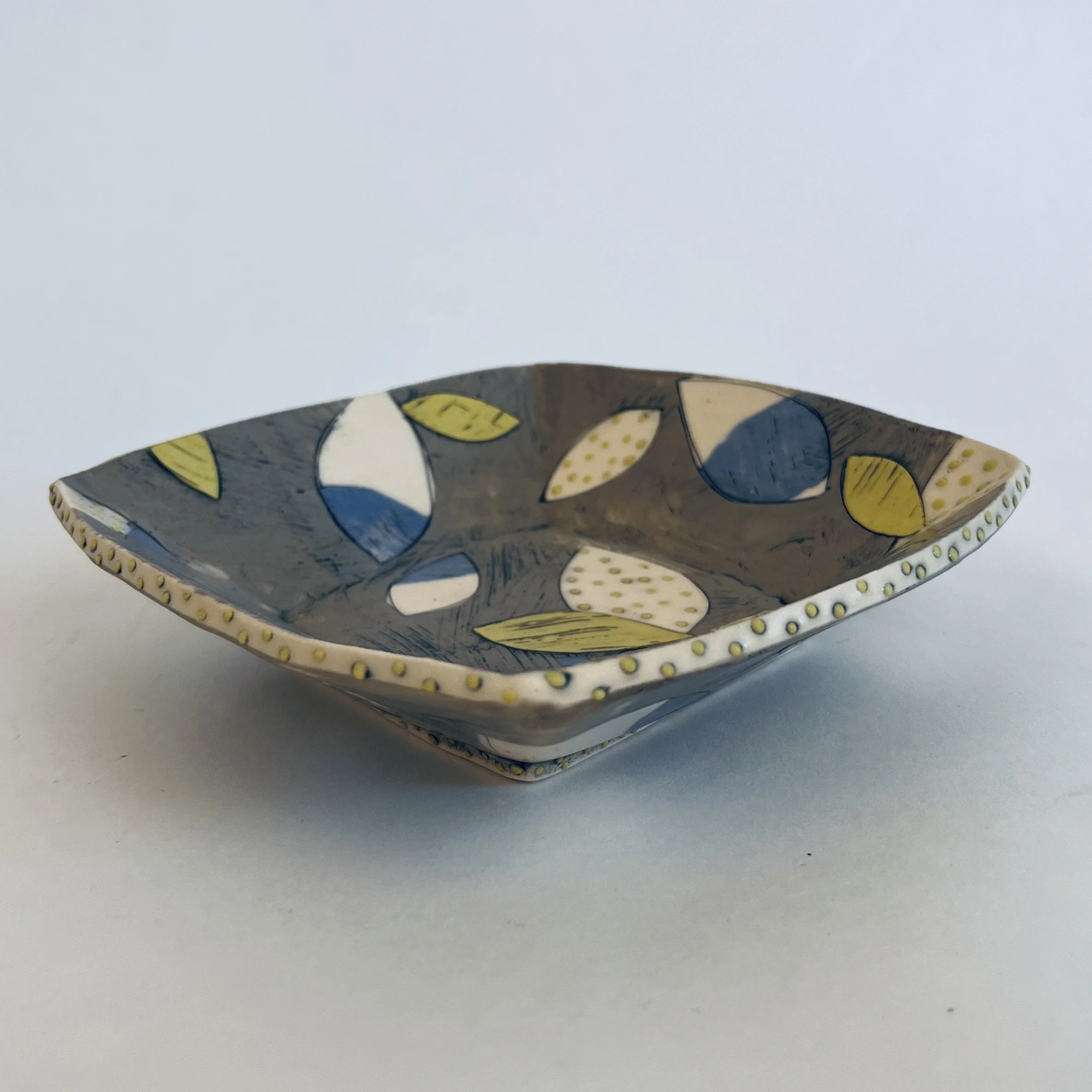 Julie Buyon Blue Trinket Dish