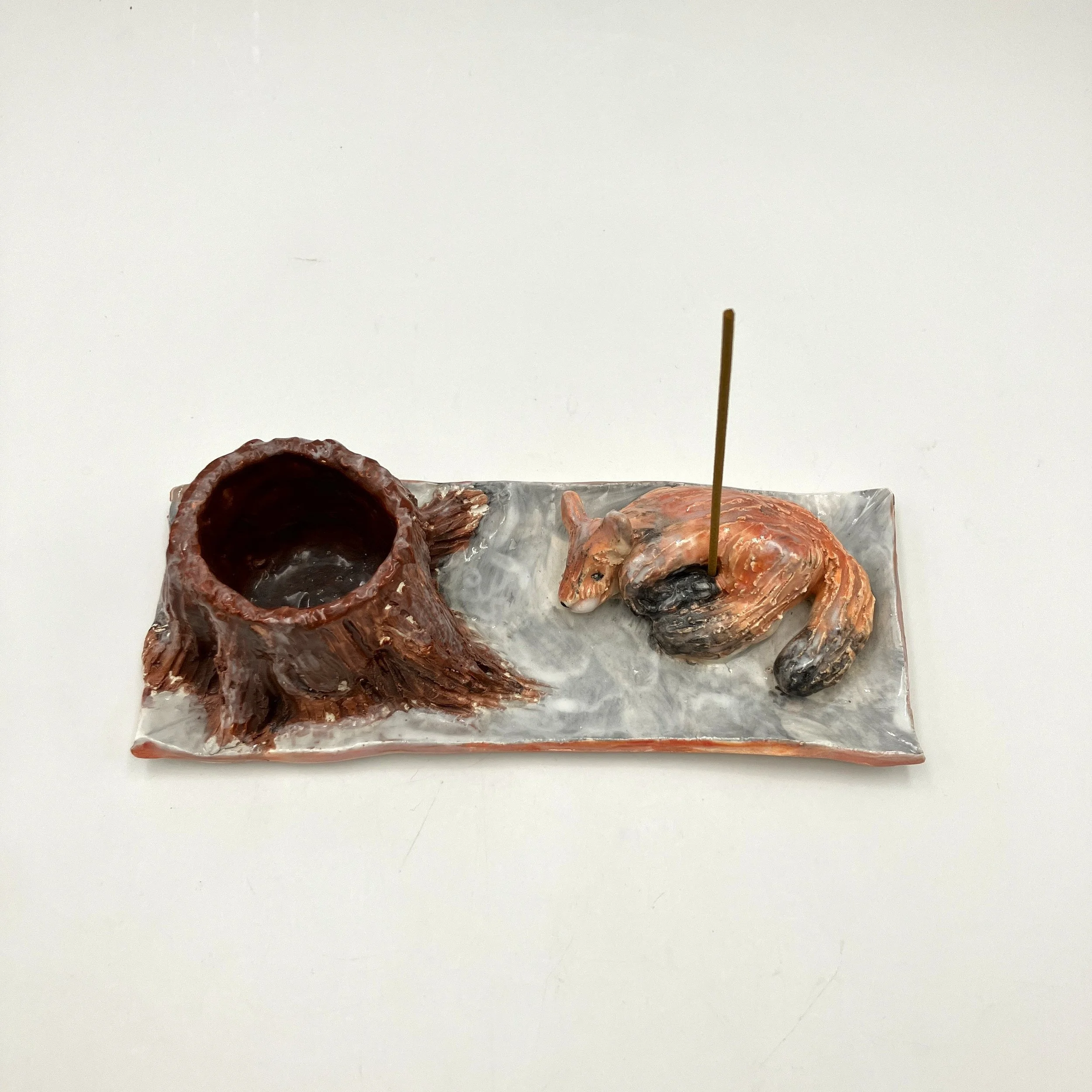 Jess Levin Fox Incense Holder
