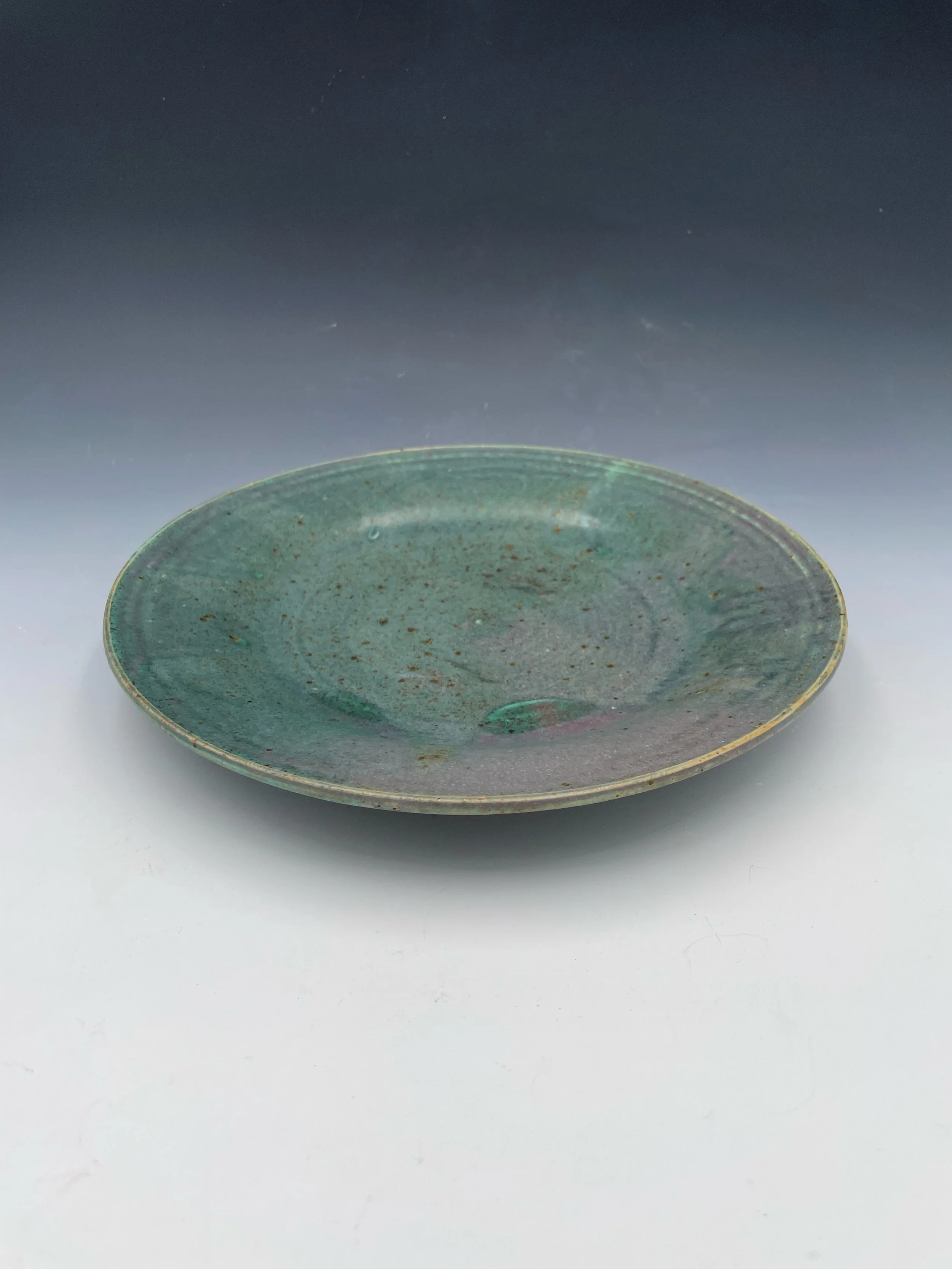 Anny Chen Satin green plate