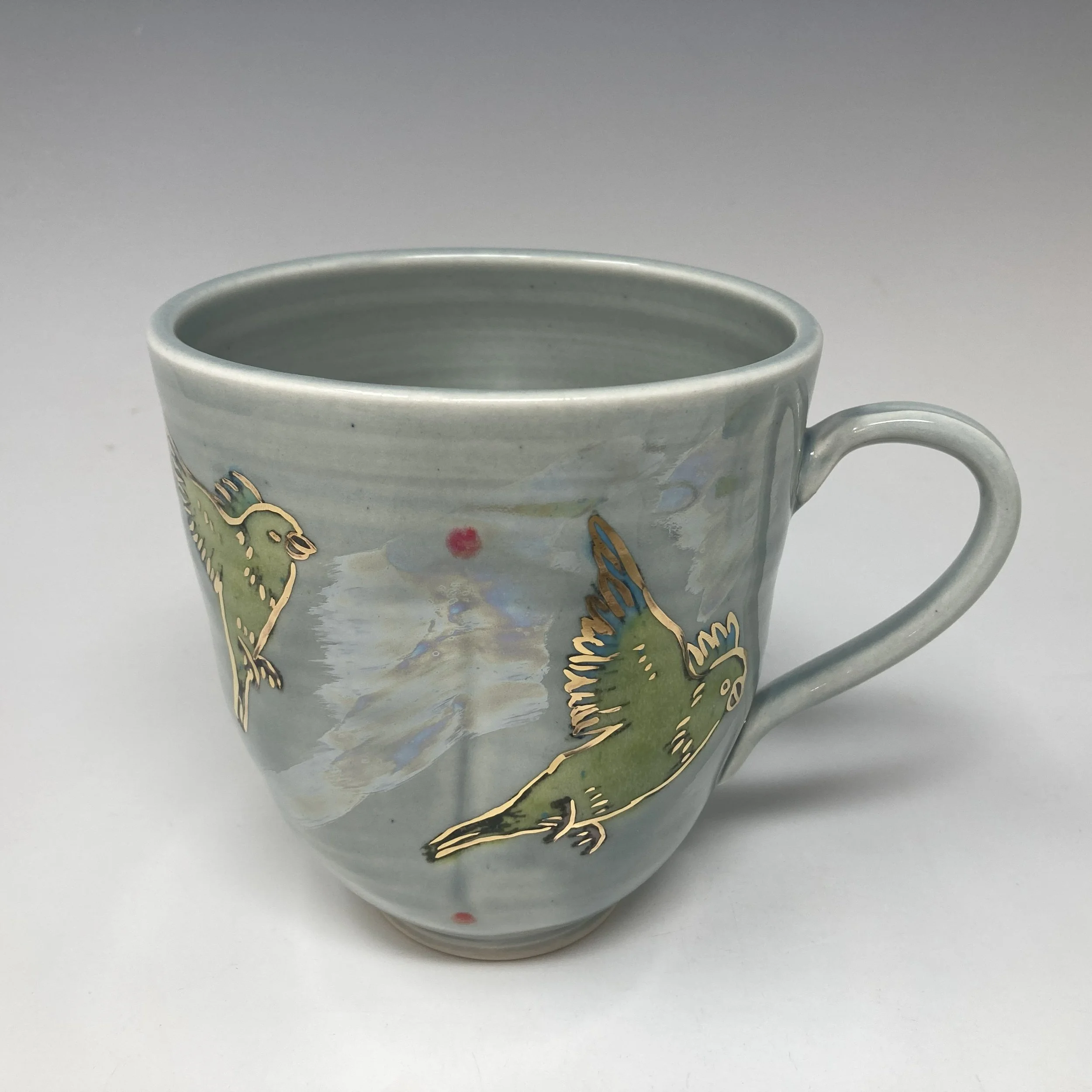 Lynn Goodman Blue Parrot Mug