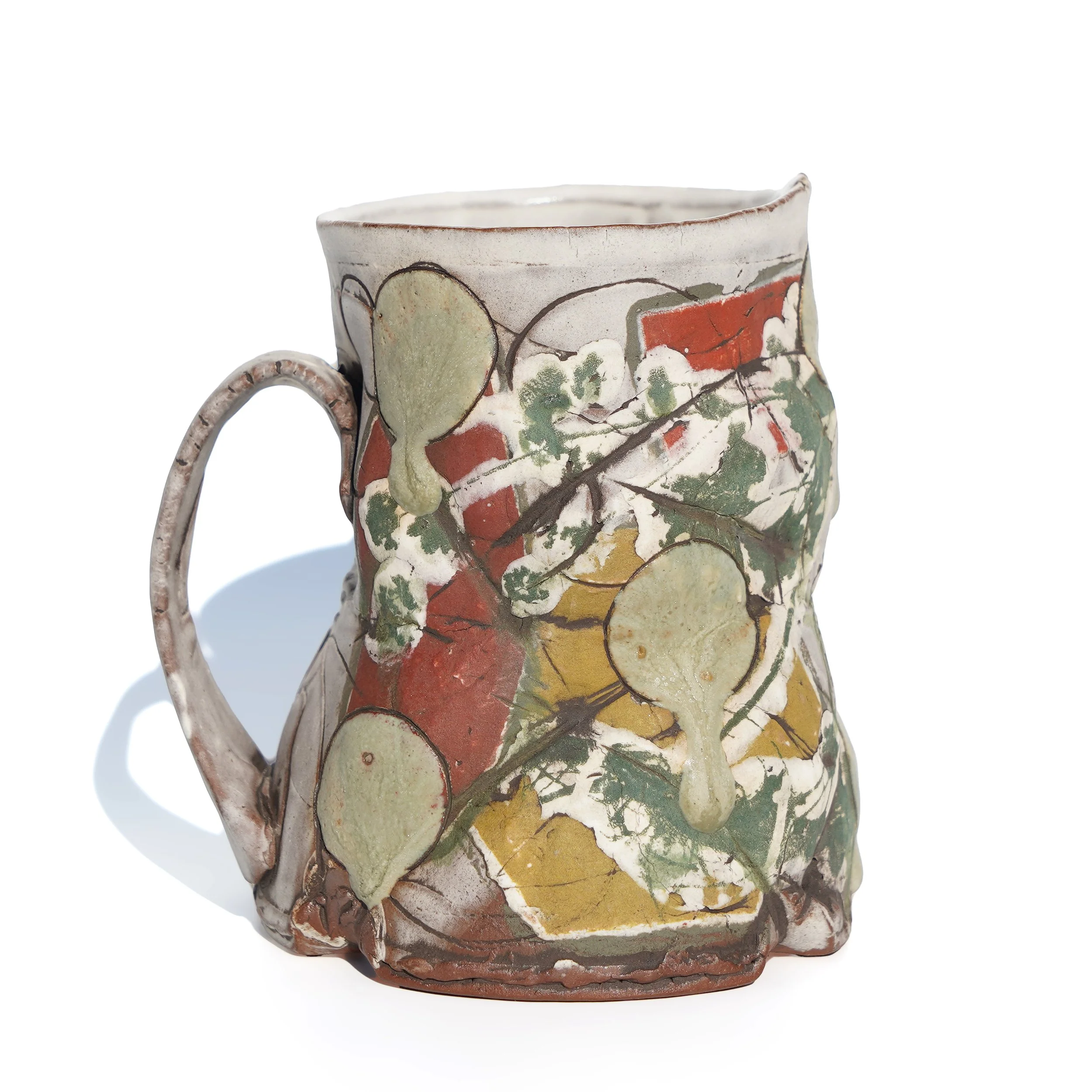 Breana Ferreira Tall Blue Collaged Mug