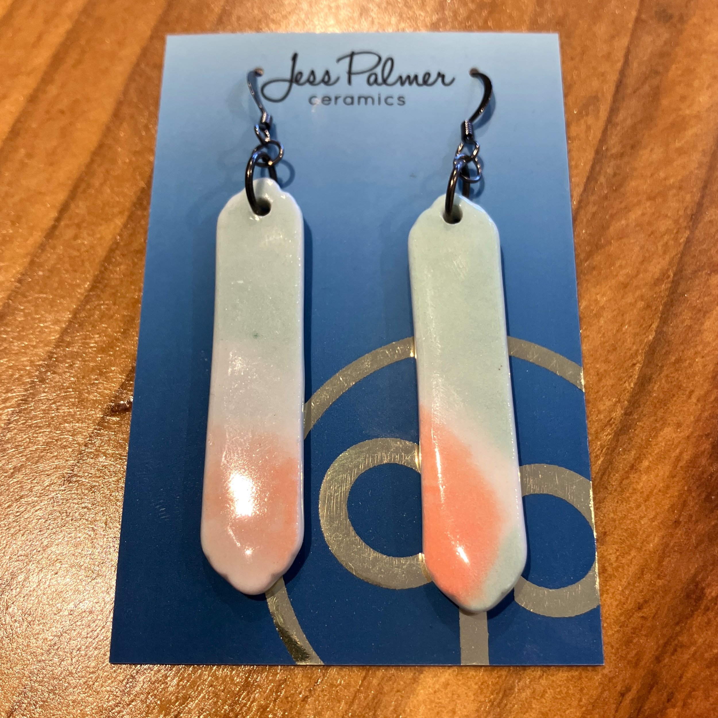 Jess Palmer Blue & Blush Earrings