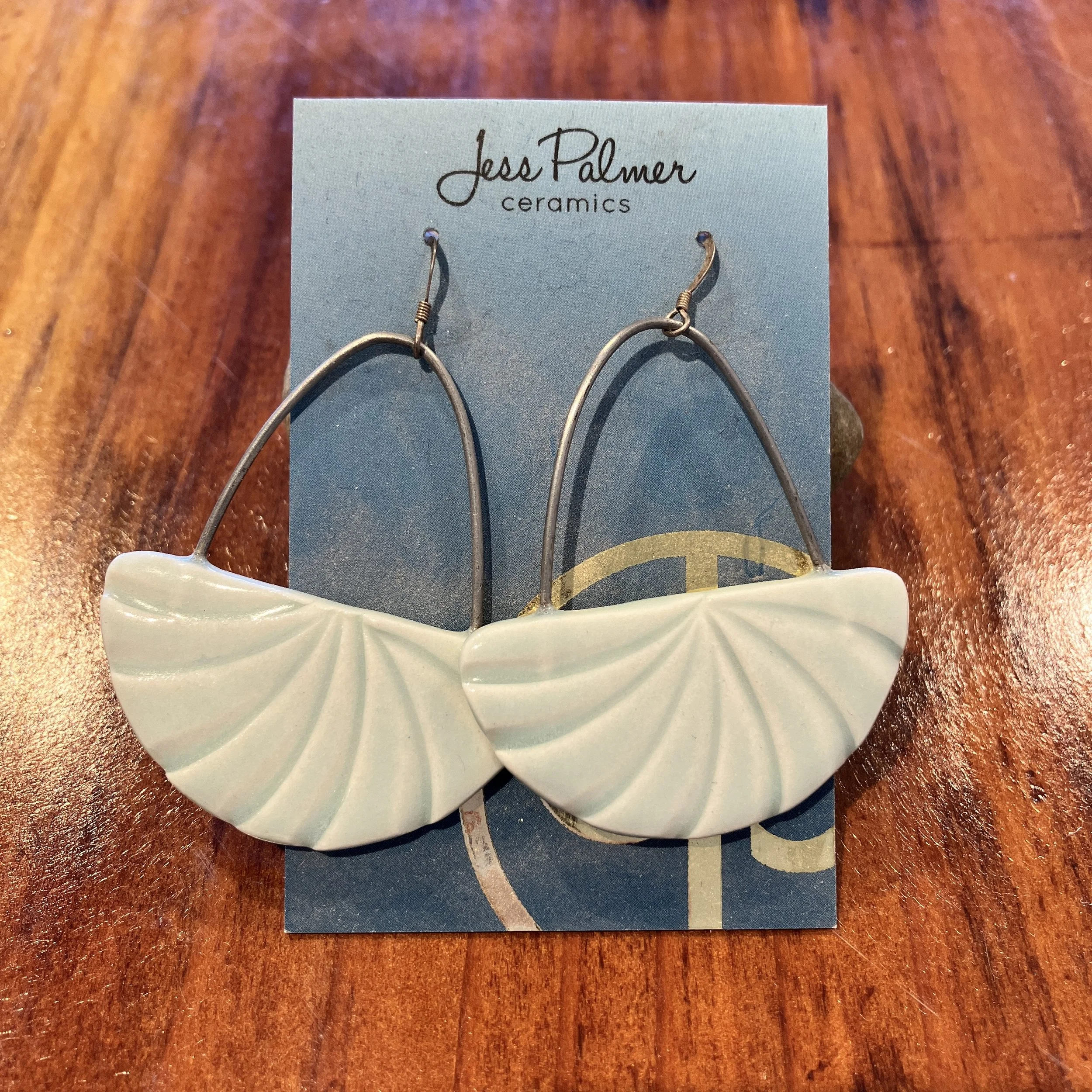 Jess Palmer Blue Swirl Earrings