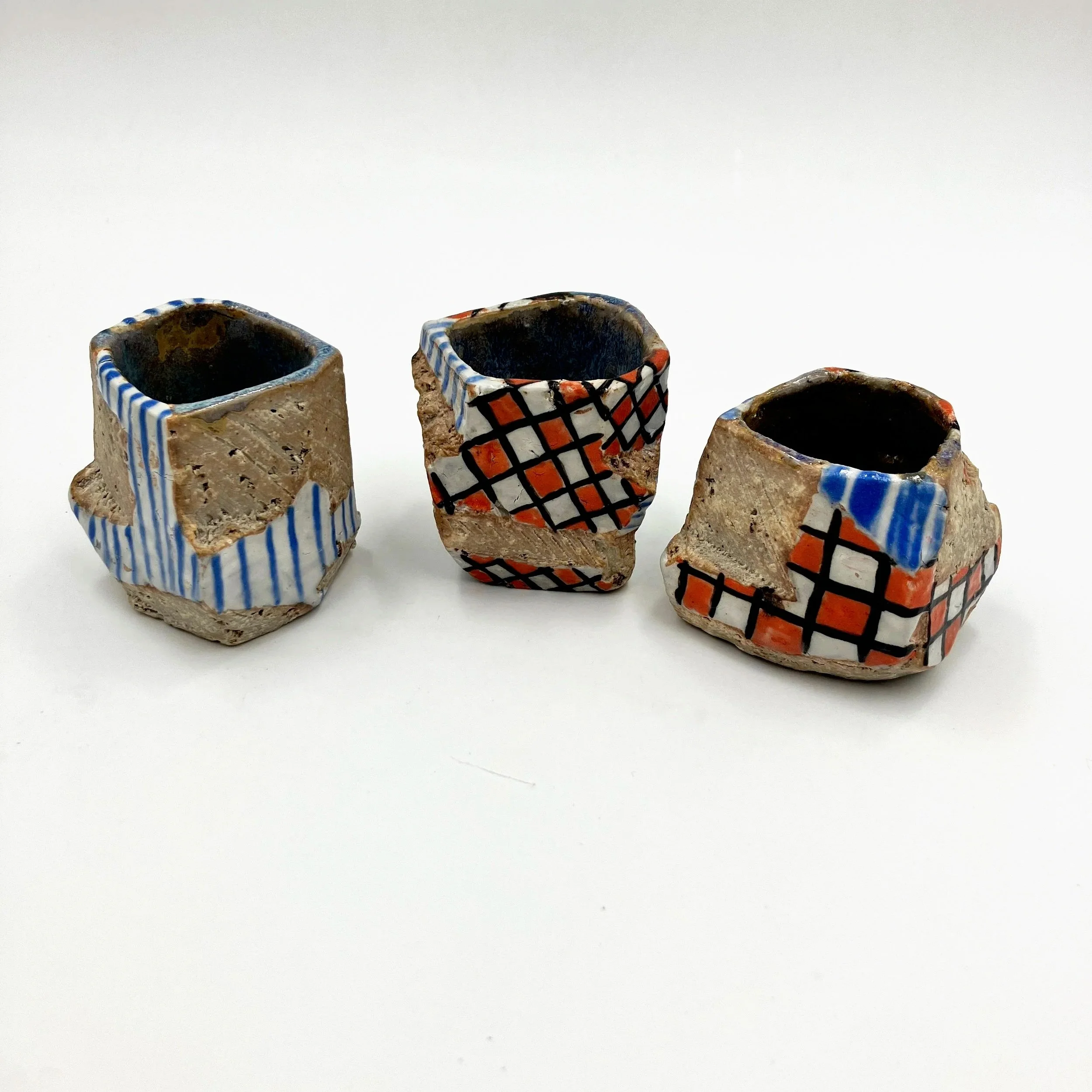 Fernando Martinez Grid Sake Cups