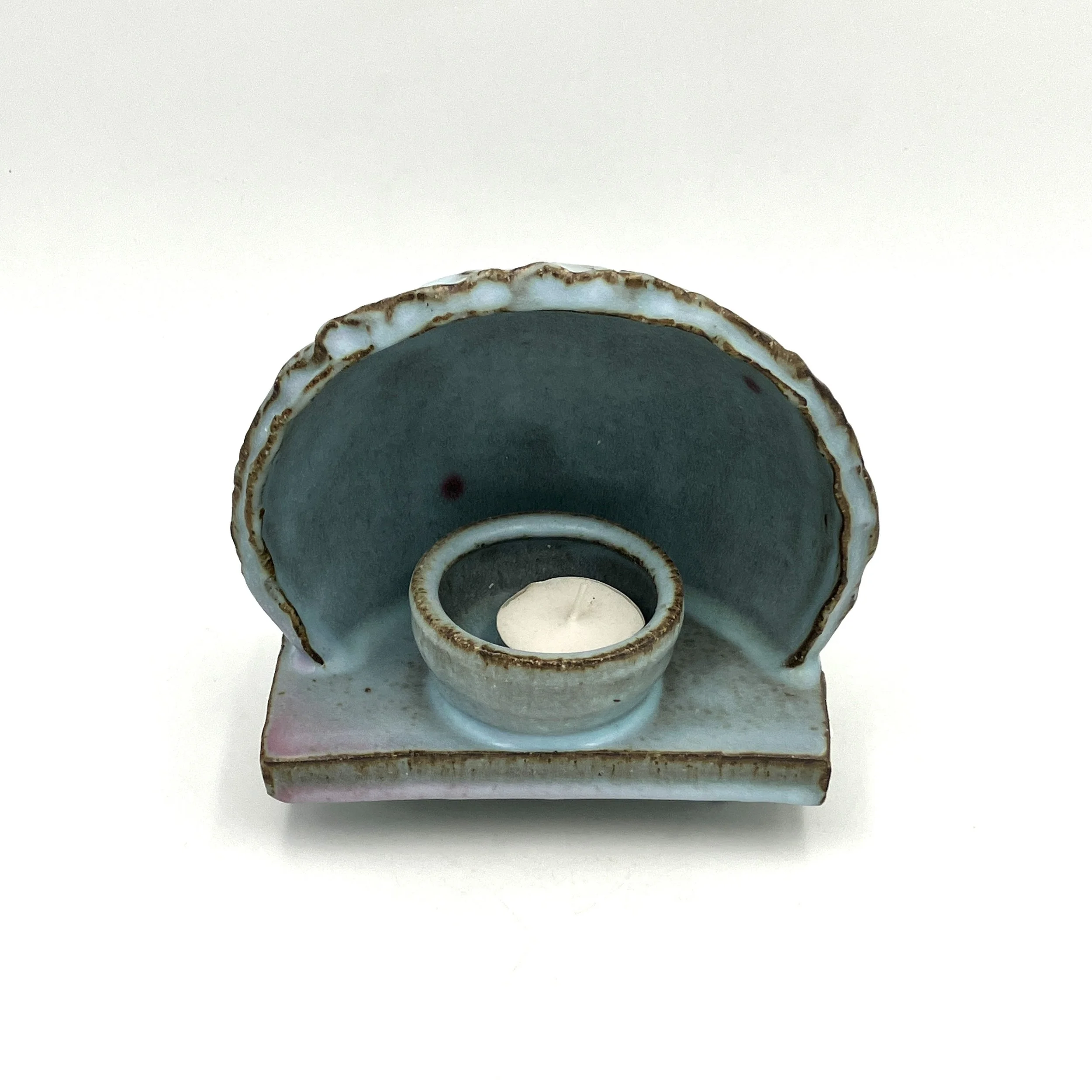 Doug Peltzman Blue Tealight Holder