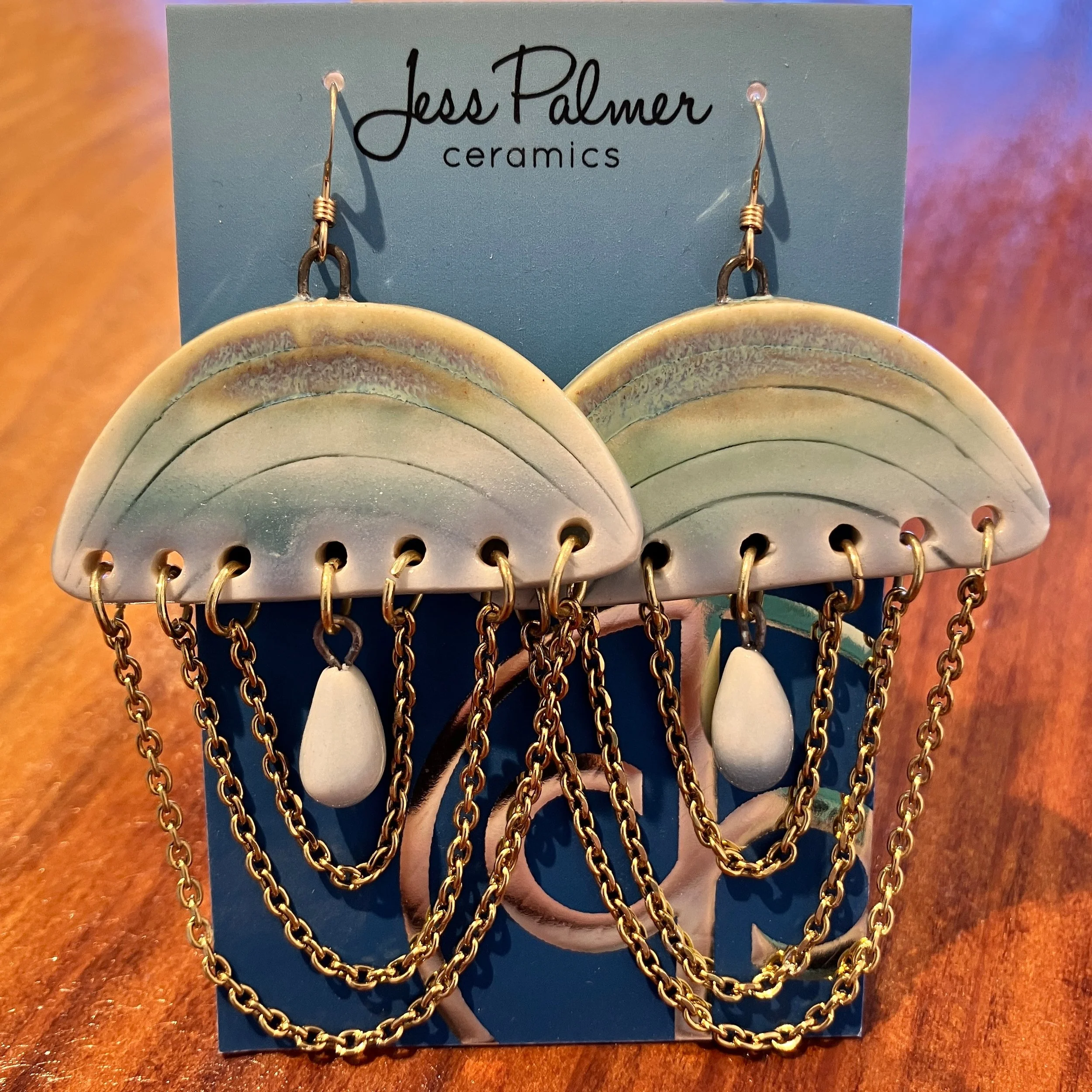 Jess Palmer Dangling Chain Earrings