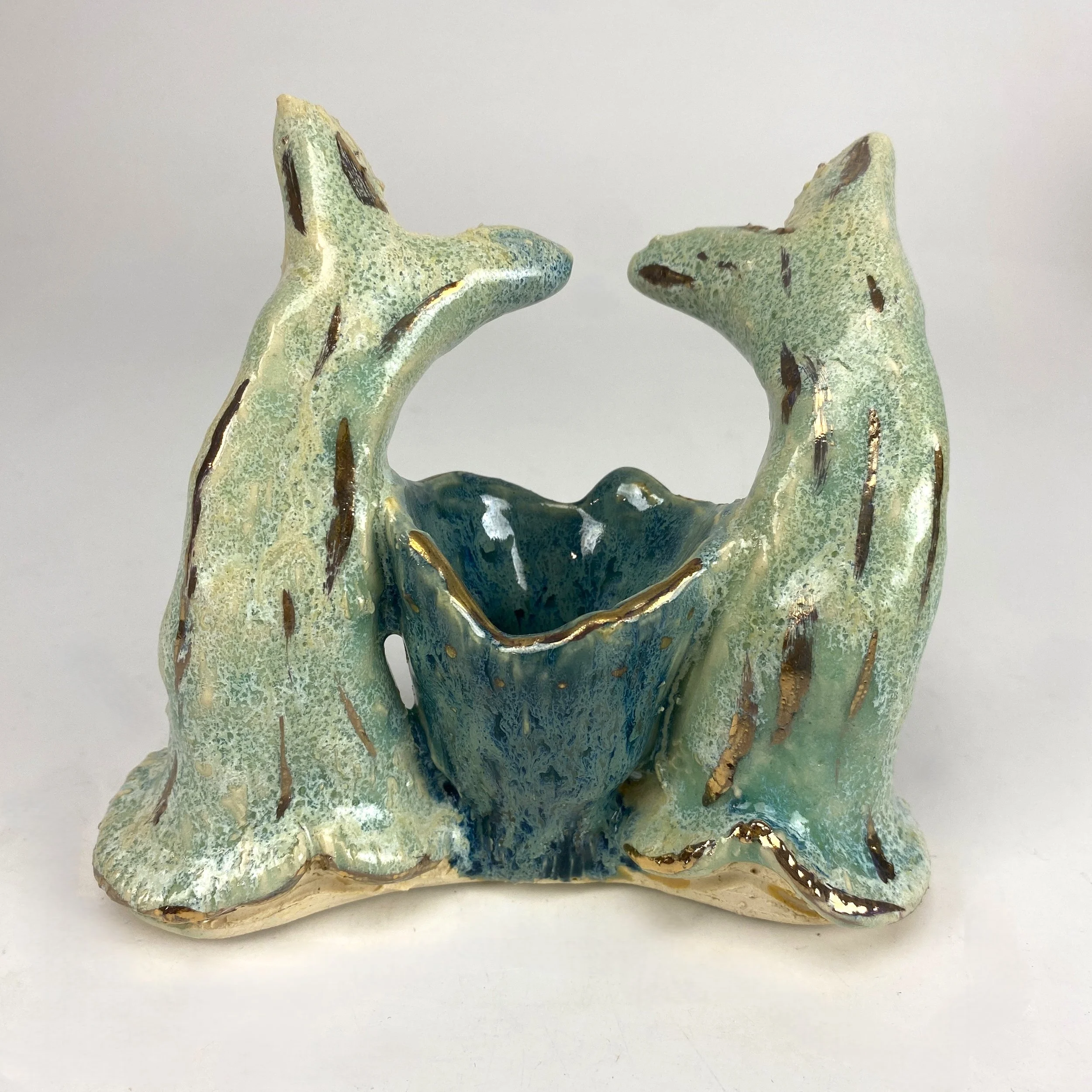 Jess Levin Mermaid Tail Candleholder