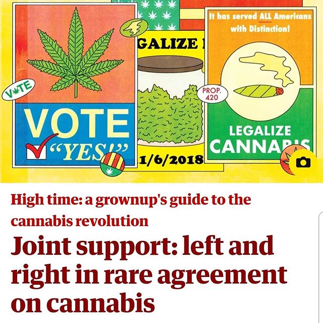 Alex's latest for the @guardian_us with art by @sassybluepanda 
#midtermelections #vote #voterregistration #voter #cannabusiness #cannabiz #cannabis #420 #420girls #letssmoke #letsvote