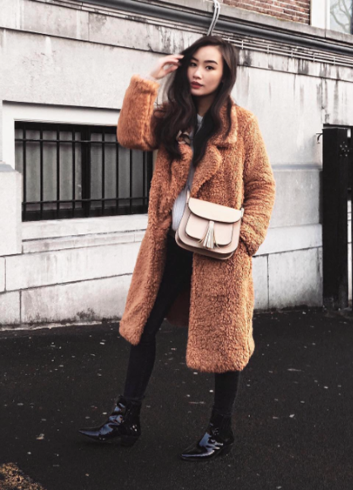 mini teddy bear bolsa gigi hadid