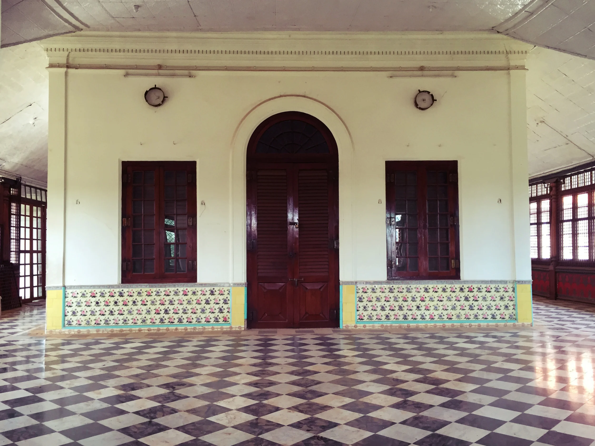 Imported Victorian Tiles, Hill Palace, Ernakulam, Upper Level