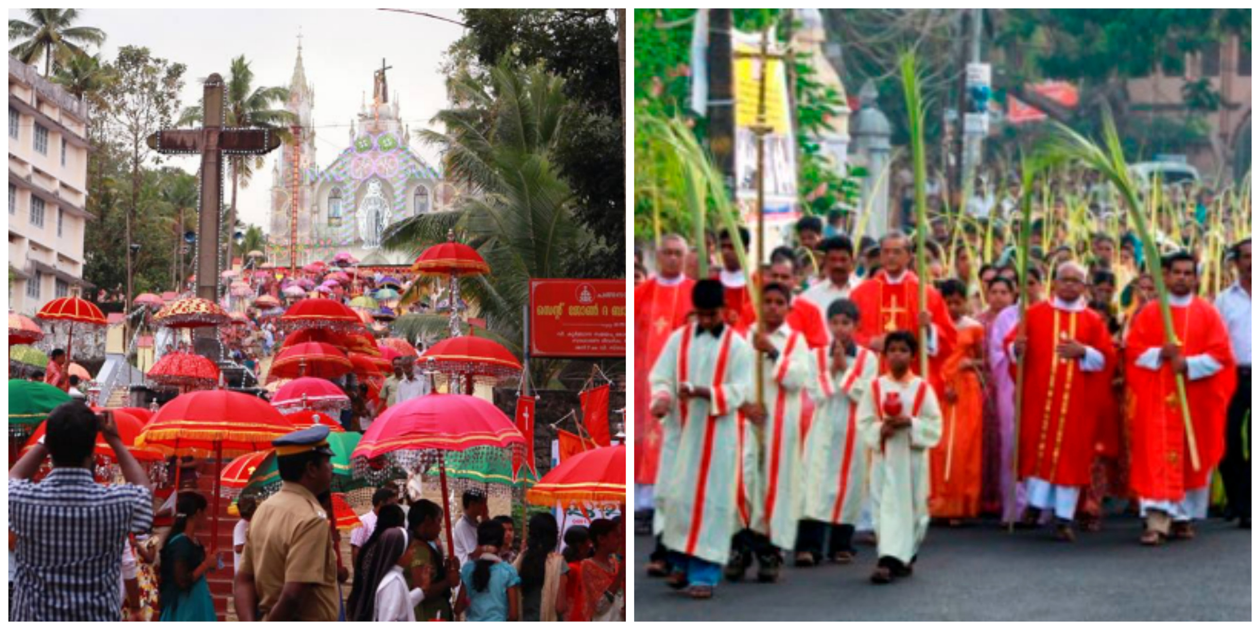 Christian festival processions in Kerala