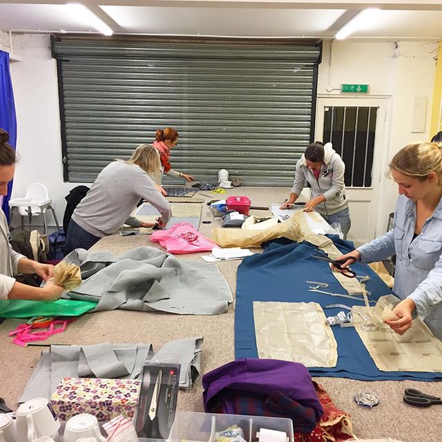 Some of our beginners cutting out their final skirt fabrics last night ✂️
.
.
.
#beginner #students #fabric #cutting #patterns #class #course #lesson #teach #learn #improve #develop #sewing #dressmaking #reigate #redhill #local #surrey