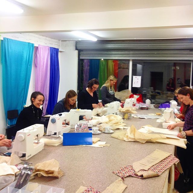 Our amazing Improver students working on their coats earlier on this term #getsurreysewing #local #redhill #reigate #surrey #lessons #students #teach #learn #improve #develop #dressmaking #sewing