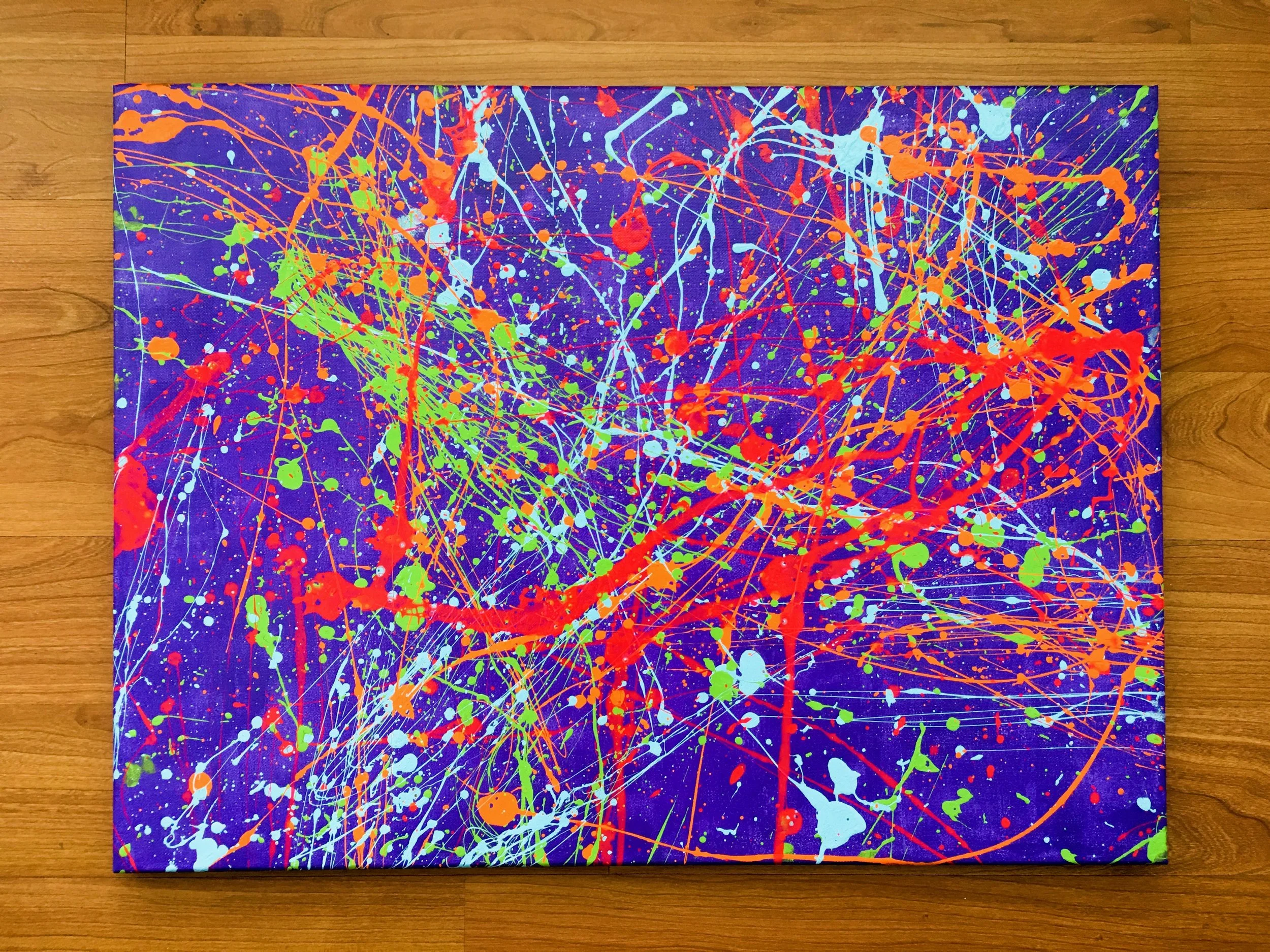 This 18"x24" Splatter Painting was created by Wee Saints Preschool 4 class. Thanks to Sheryl Newman, Morena Vilio and Samantha Cummings for coordinating the class craft. Opening Bid: $50 Bid Increments: $10 Class Code: Name, P-(place bid)