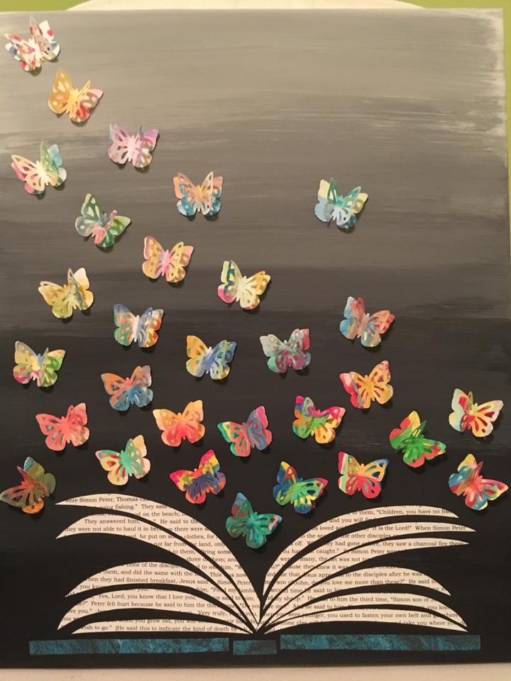 The kindergarten class craft features butterflies handpainted by each member of the class. Thank you to Christina Moralek-Sheardown for coordinating this craft! Opening Bid: $50 Bid Increments: $10 Class Code: Name, K-(place bid)