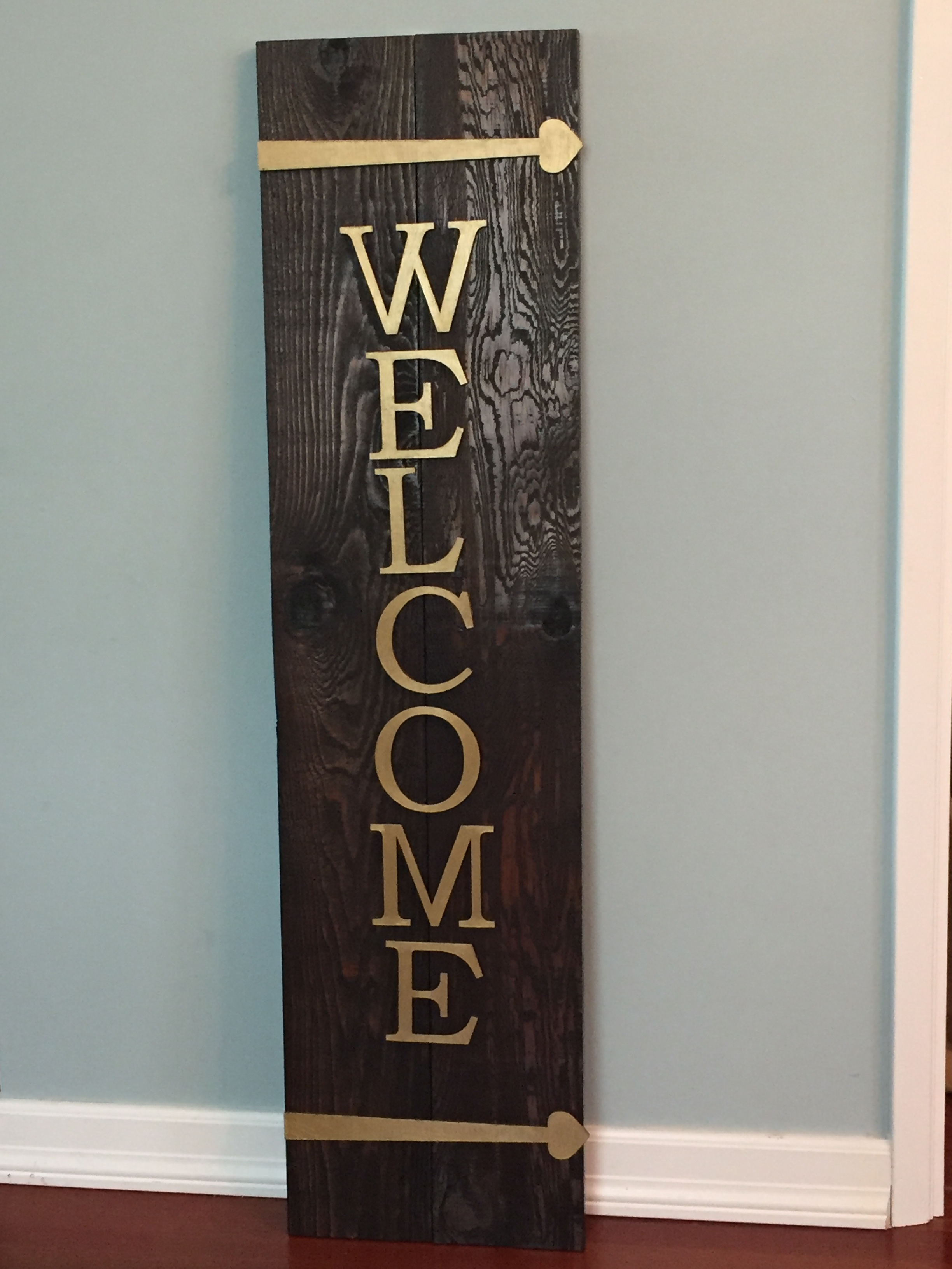 Grade 4 - handpainted welcome sign