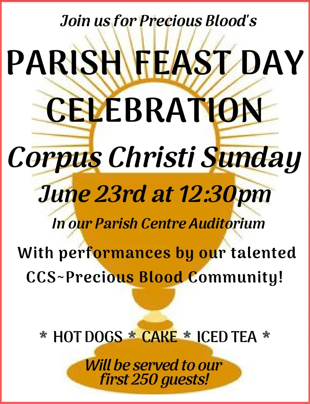 Parish Feast Day Celebration June 23