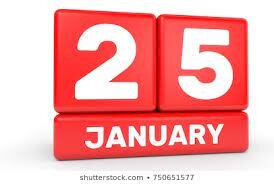 Mr. Heah's Update- Monday, January 25, 2021