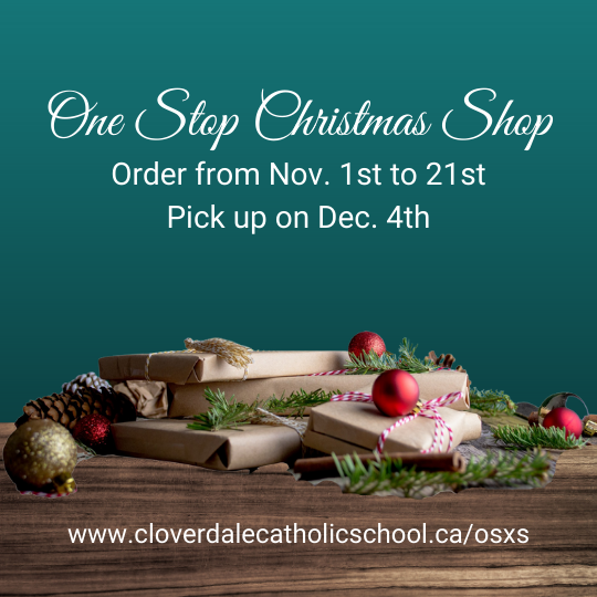 One-Stop Christmas Shop is OPEN