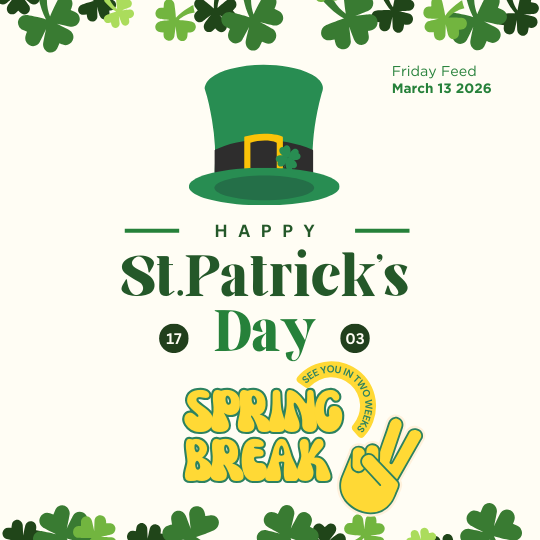 Friday Feed- March 13, 2026