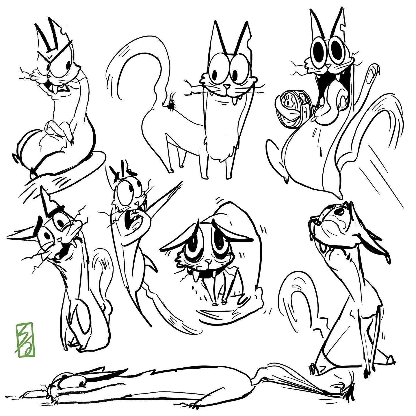 Will I ever get tired of drawing cats? ...The answer is NEVER!!🙀 💕💕💕💕💕💕
#gesture #expression #cat #characterart #characterconcept #meow #meowmeow