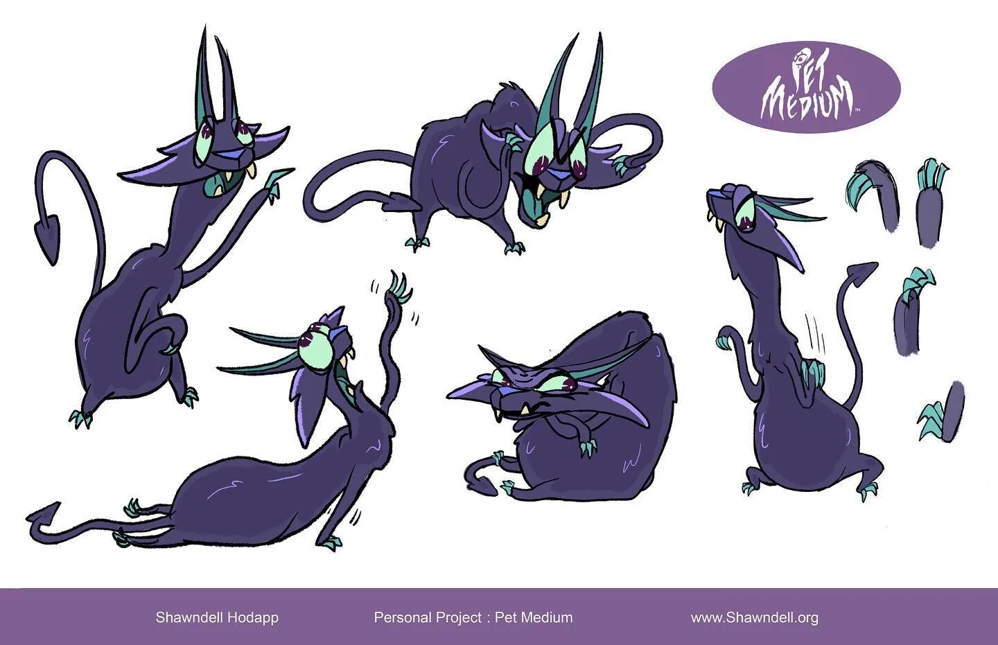 Made some tweaks to this drama king 🙀💜 #visdev #characterart #gesture #meow #badcat #characterconcept
