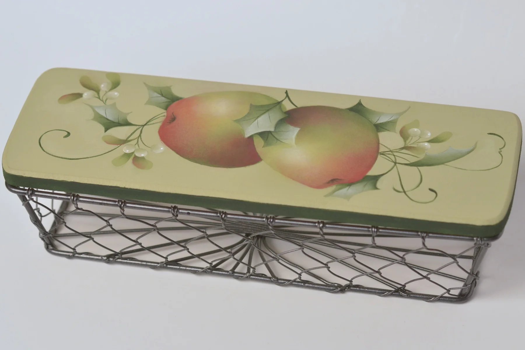 Apples and Mistletoe basket 4x6.jpg