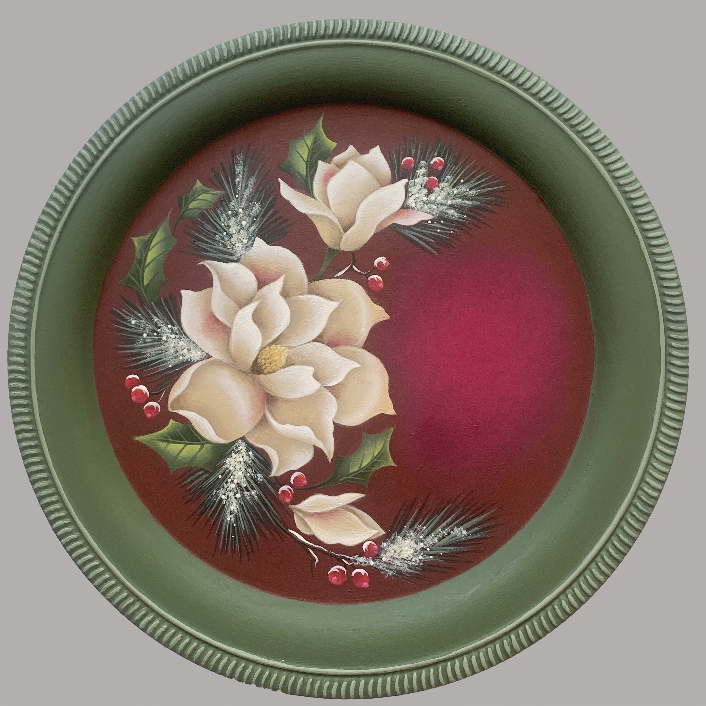Magnolias and Berries 8x8.jpg