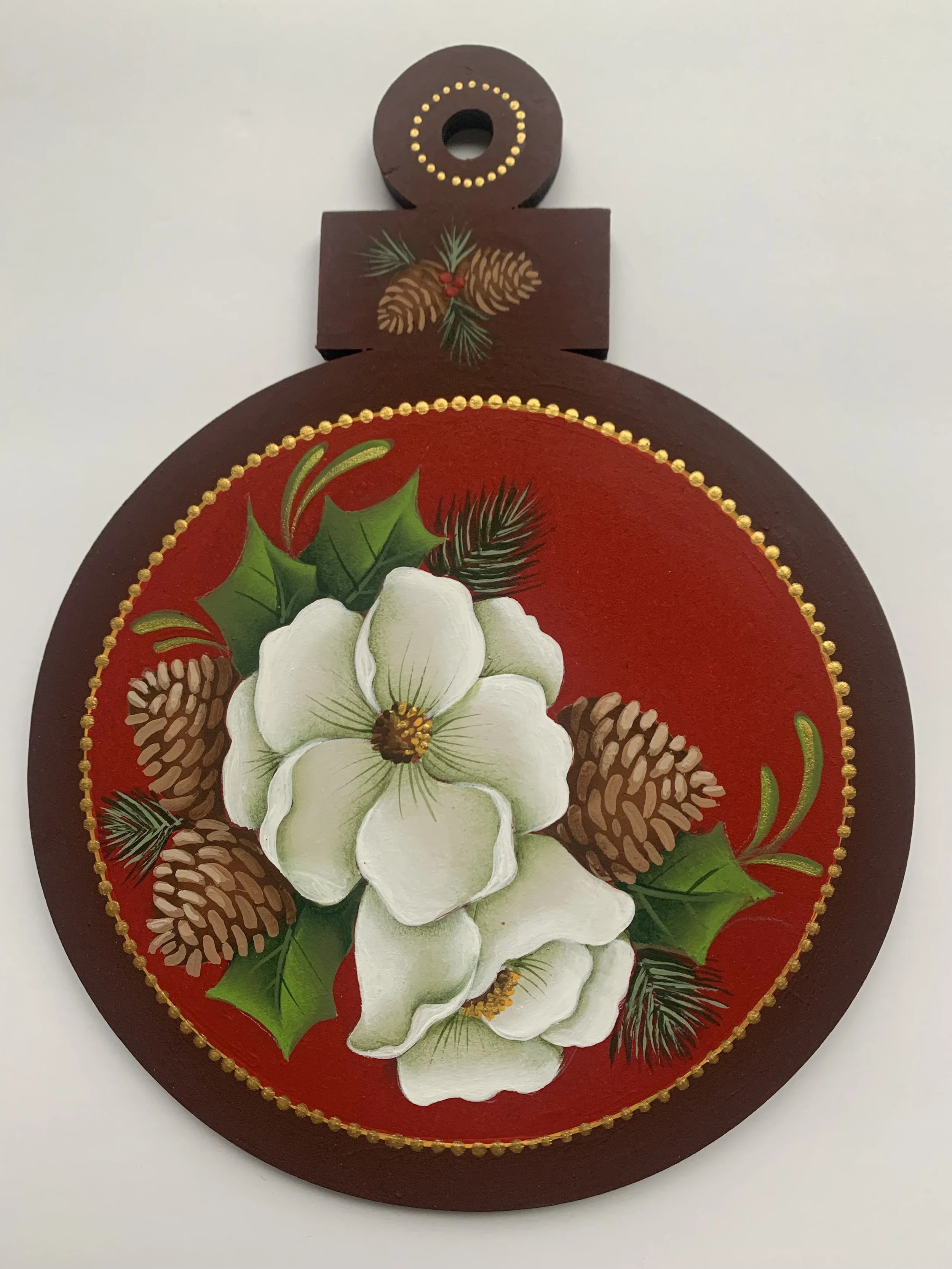 Christmas Roses and Pinecones ornament.jpeg