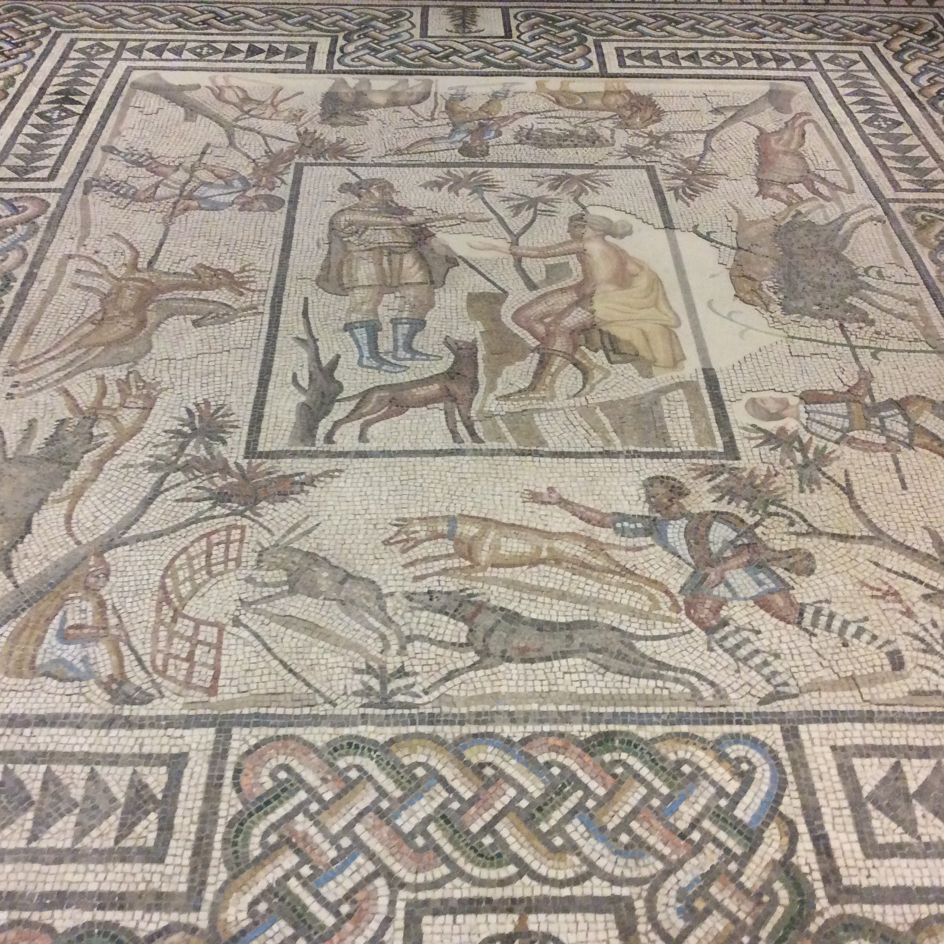 Diana and Callisto surrounded by a Hunt Gallo-Roman, from Villelaure, France AD 175 - 200