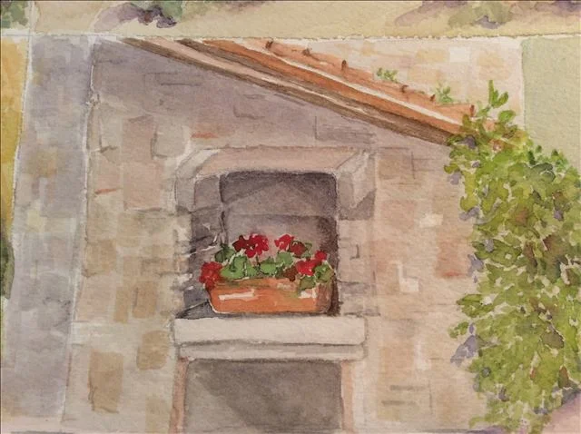 Under Buggialino 8 x 10" matted $225