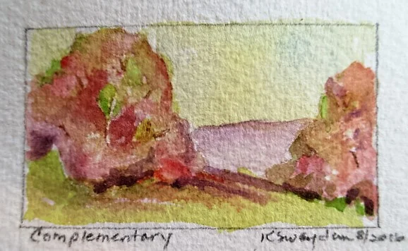 Complementary - framed 10 x 10" 