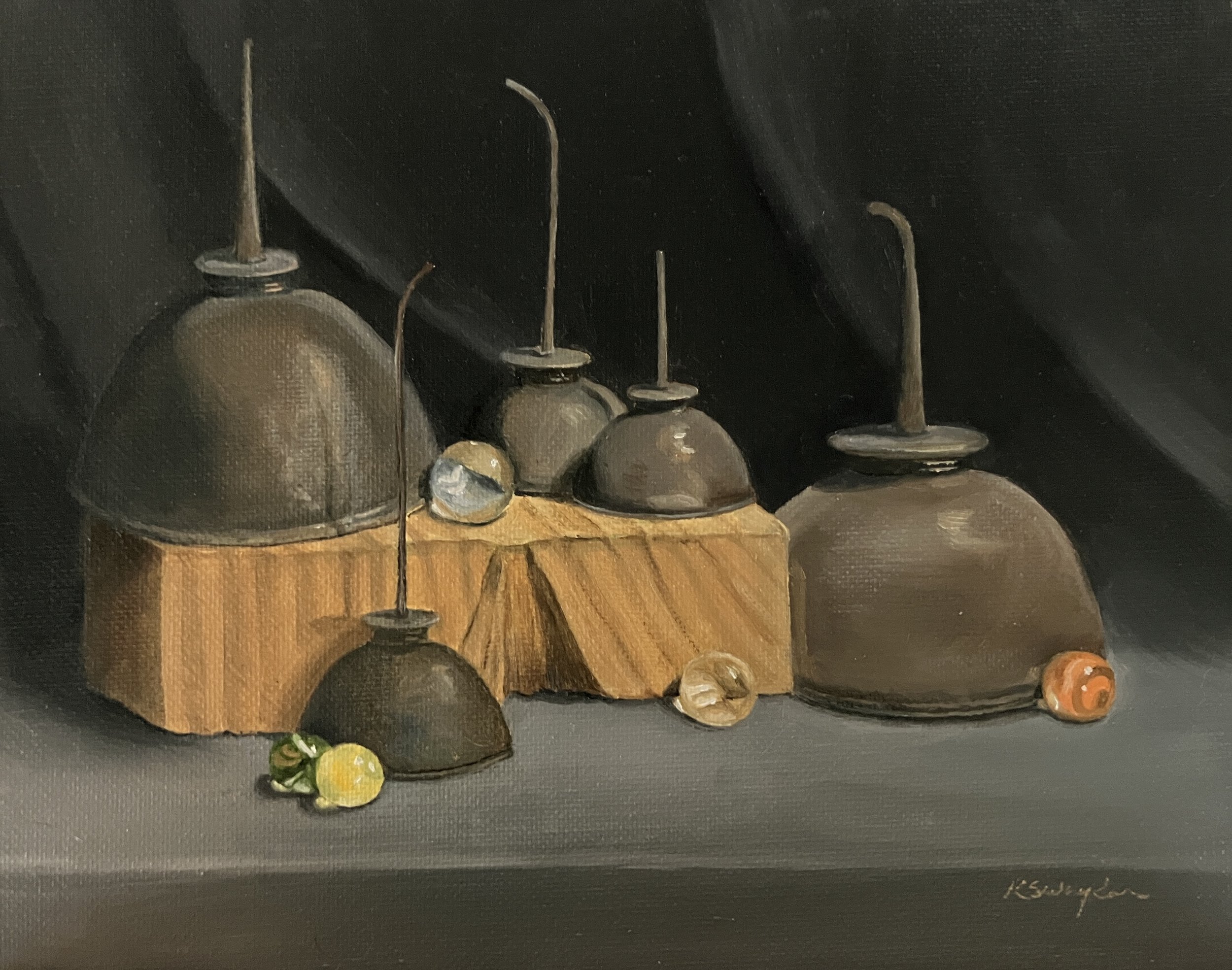 The Conversation - 8 x 10" oil on linen panel - SOLD