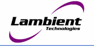755 Johnson Street, North Andover, MA 01845 Paul Lamm (978-975-3377) plamm@comcast.net www.lambient.com