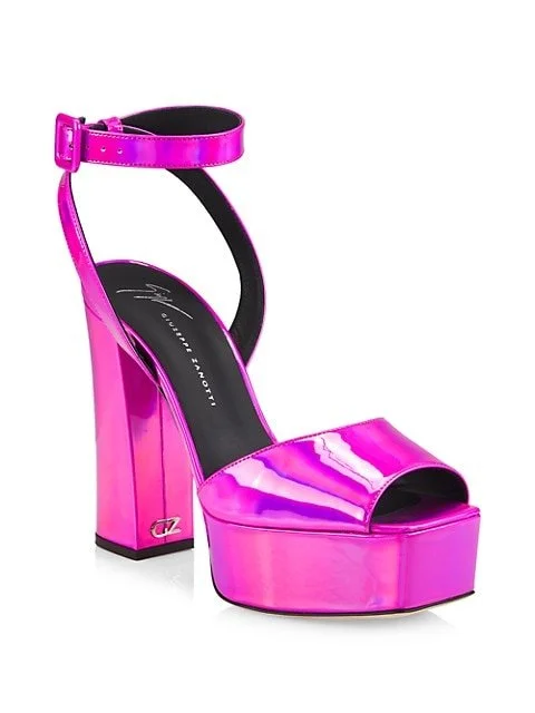 Fly Product of the Day: Giuseppe Zanotti Blasvegas Metallic Leather Platform Sandals