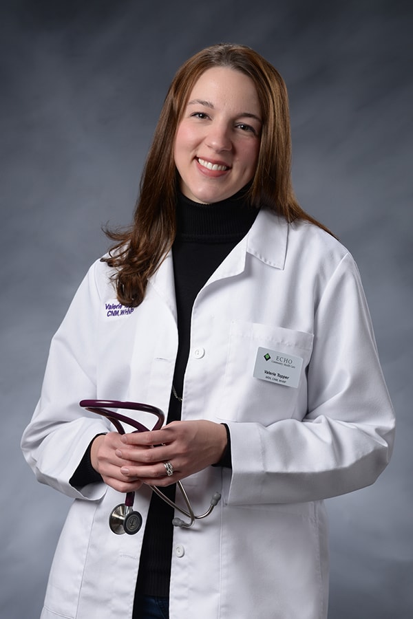 As a Certified Nurse Midwife and Women’s Health Nurse Practitioner at ECHO Community Health Care, I am living out my lifelong dream to be beside women throughout the most important moments in their life. ECHO’s mission is consistent with my personal views and I am proud to be a part of this organization.