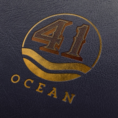 41 Ocean menu leather logo mock small.jpeg