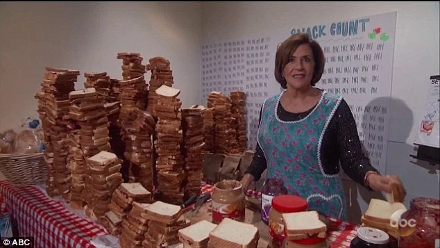 Jimmy Kimmel's mom made sandwiches for everyone.
