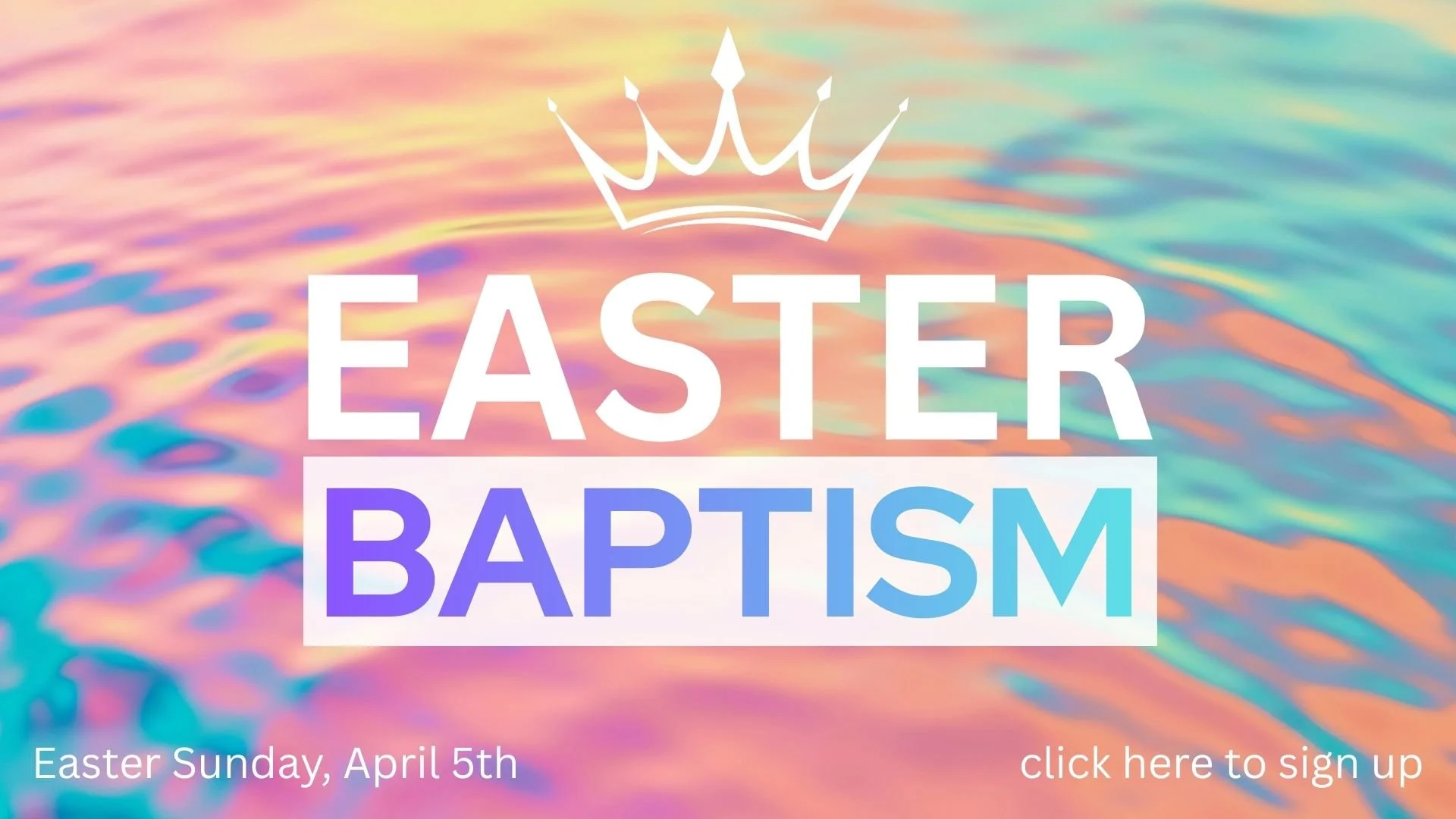 Easter Baptism
