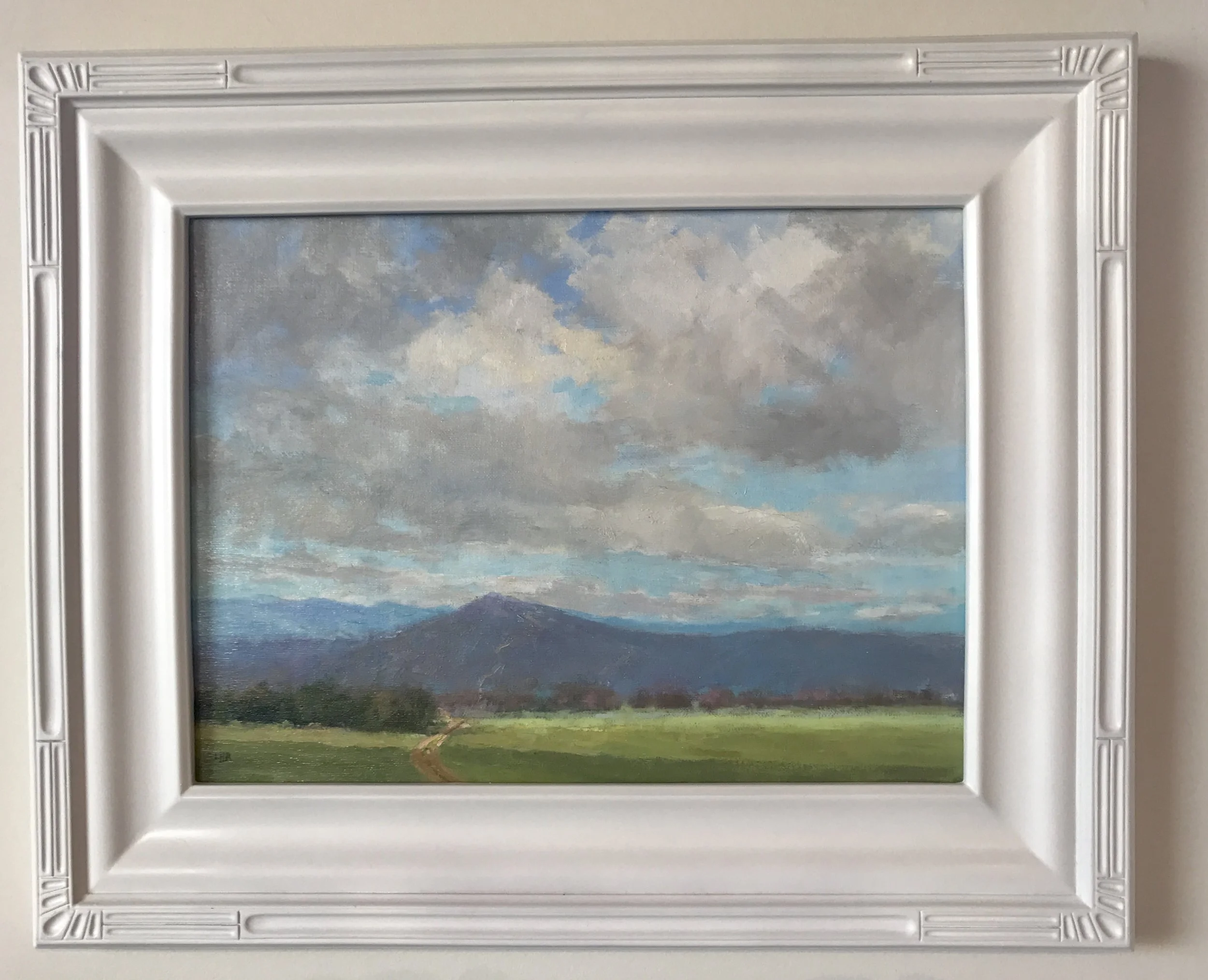 "Clouds over Peaks" - 12" x 16" (Board) - $975