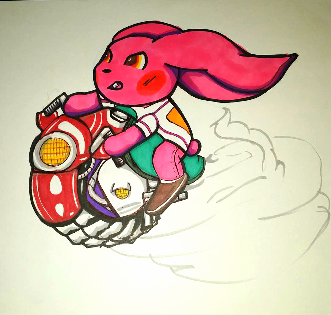 "Retro bunny- Flagship design" (Copy)