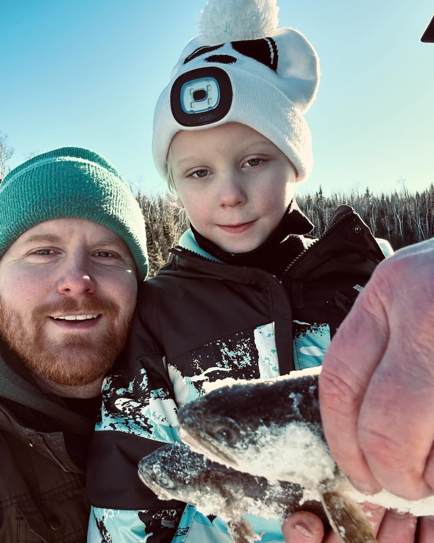 Took a boys trip up to the Gunflint Trail this past weekend 🎣

Few fish were caught but made many great memories were made. Duke busted his arm on Super Bowl Sunday but still wanted to go, and was an absolute trooper. Proud of this tough little dude