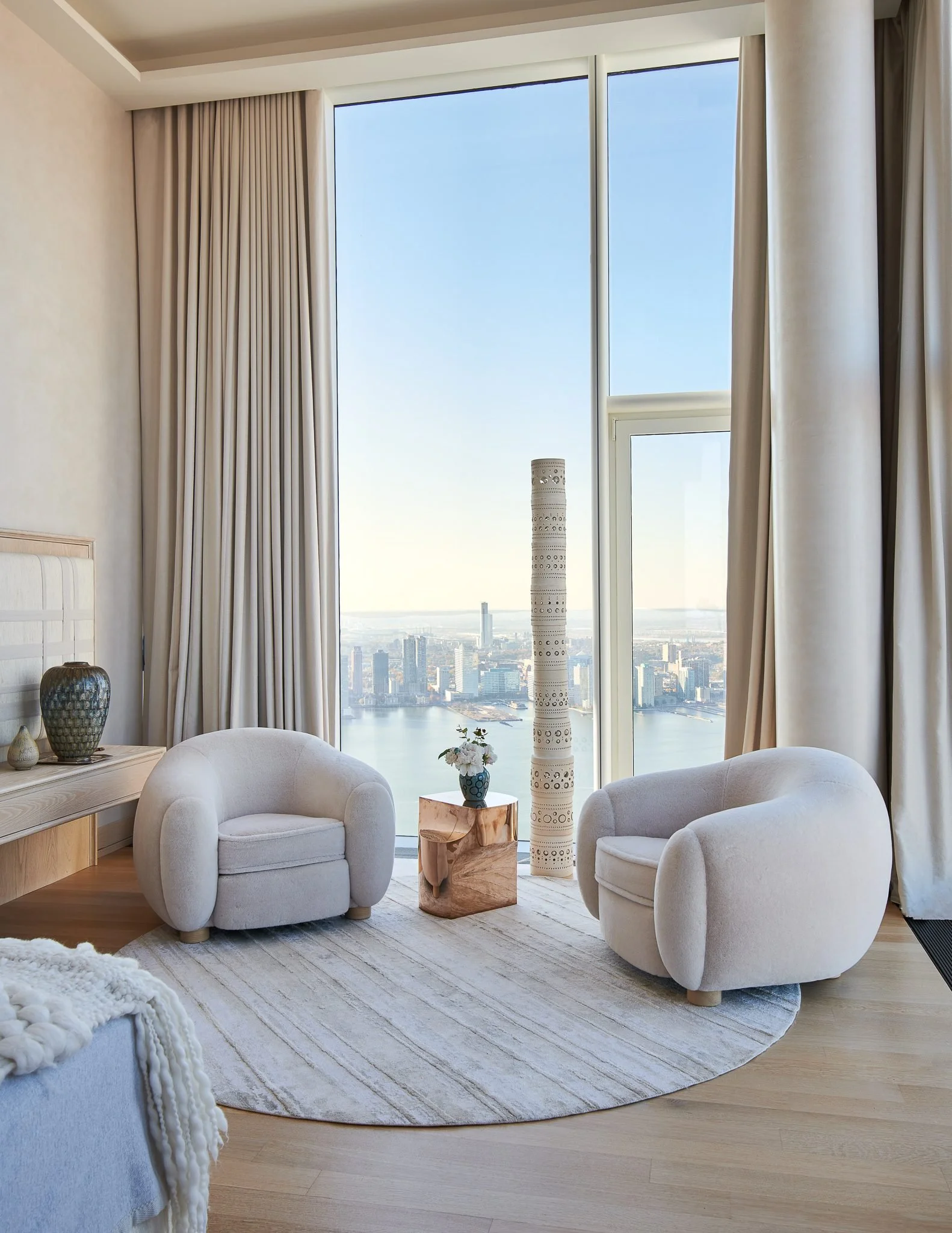 Royere Chairs in Penthouse apartment in New York City