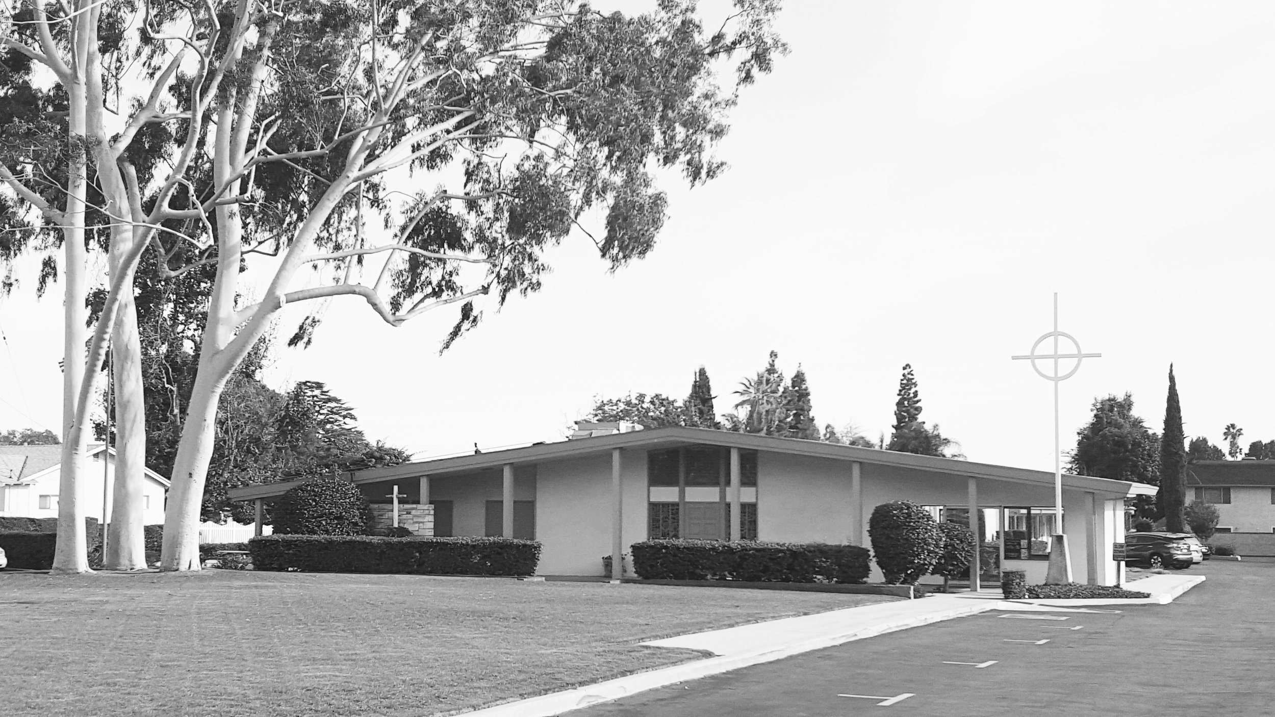Our first church building on Live Oak Ave. in Temple City, California.