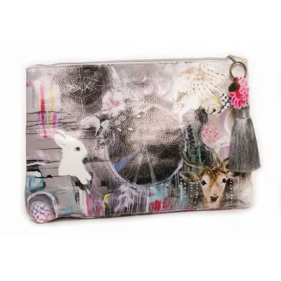 Large Pouch Dream Catcher - Papaya