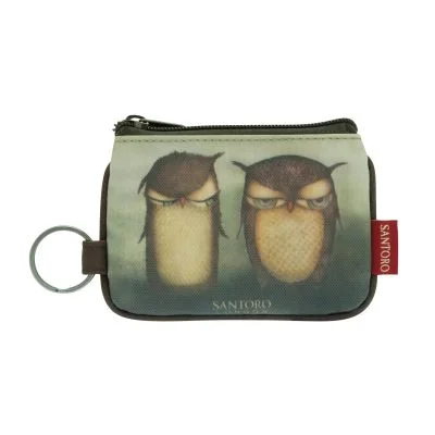 sa-340ec03key ring zip purse Owl.jpg