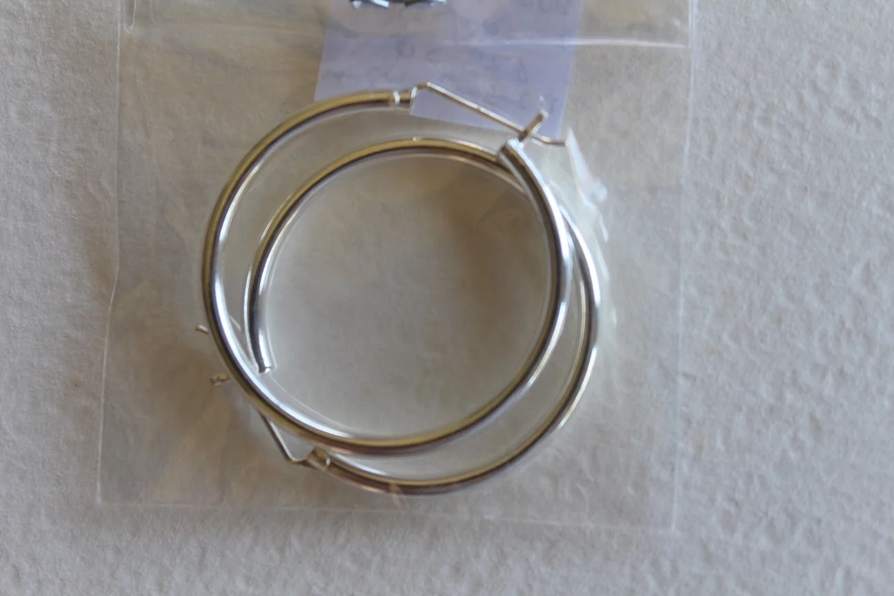 Hoop Earrings Silver - Stones and Silver