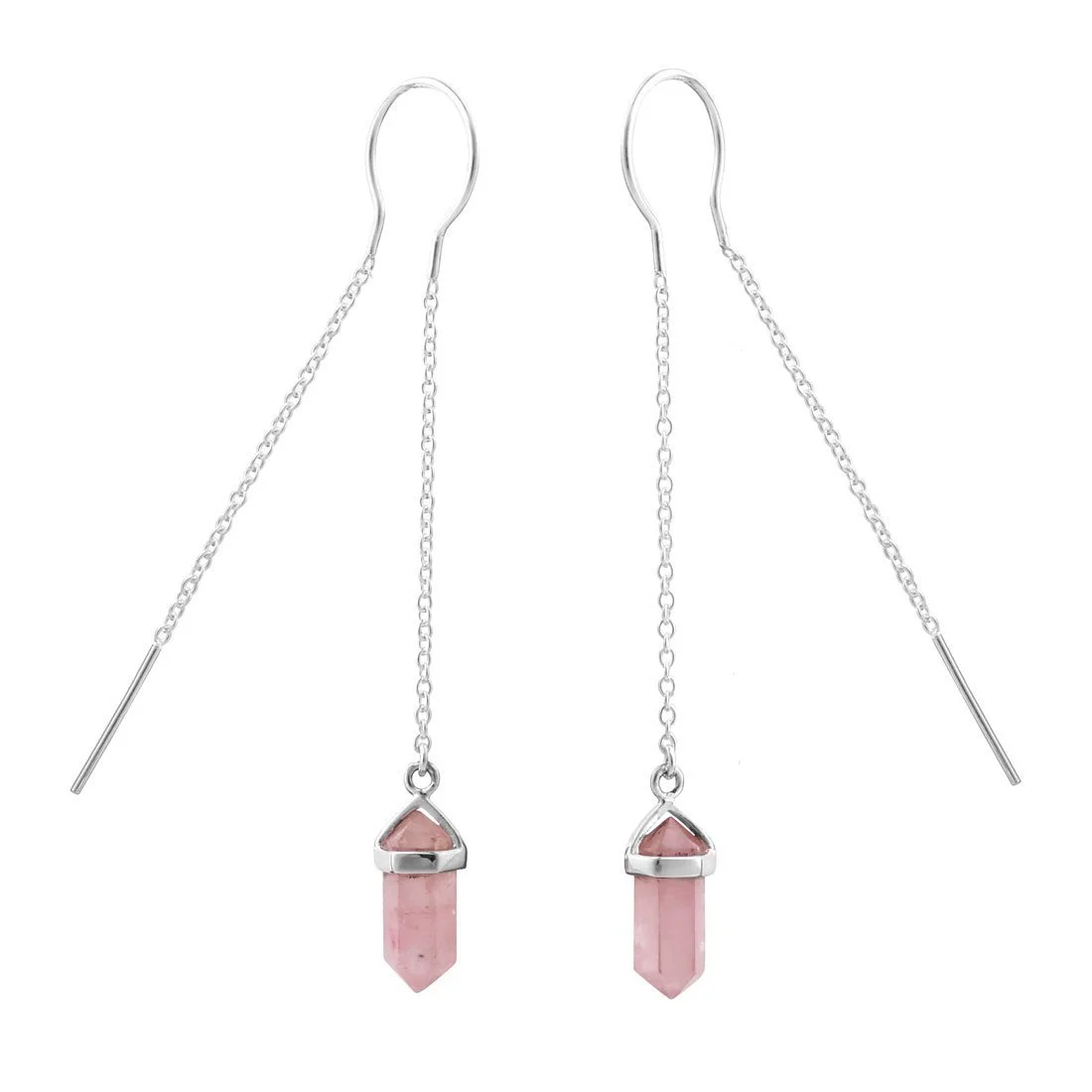 Starlight Rose Quartz Threaders - Midsummer Star